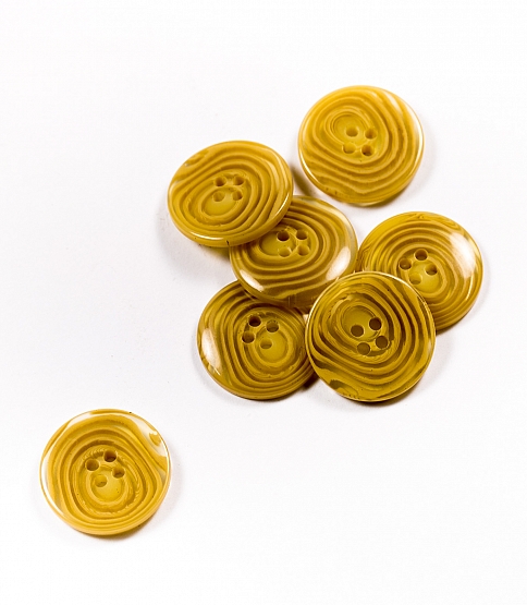Beige Swirl Button Size 28L x10 - Click Image to Close